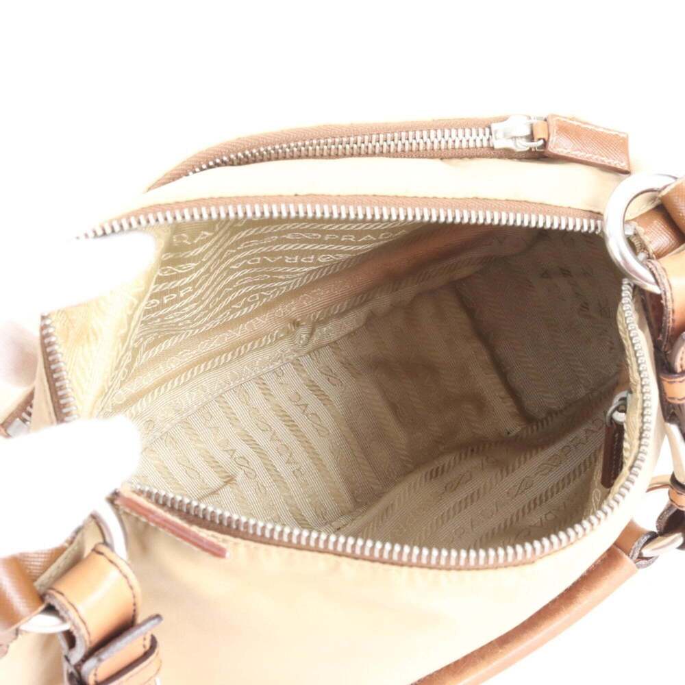 PRADA Brown Leather Shoulder Bag - Picture 7 of 8